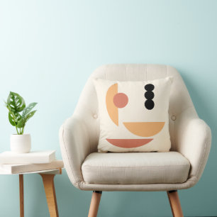 Chic Hip Abstract Red Sun Black Moon Fusion Art Kussen