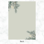 Chic Holiday Greenery Kerstavond Party Kaart