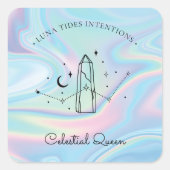 Chic Holographic Magical Inention Candles Label (Voorkant)
