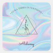 Chic Holographic Magical Inention Candles Label (Voorkant)