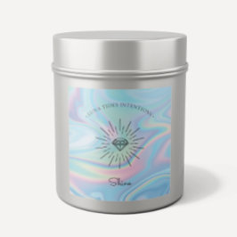 Chic Holographic Magical Inention Candles Label