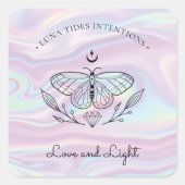 Chic Holographic Magical Inention Candles Label (Voorkant)