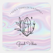 Chic Holographic Magical Inention Candles Label (Voorkant)