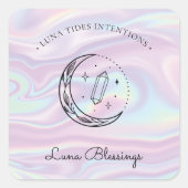 Chic Holographic Magical Inention Candles Label (Voorkant)