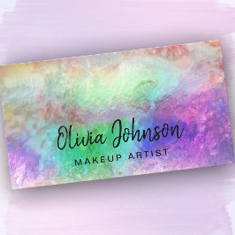 Chic Holographic Opal Stone Visitekaartje