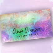 Chic Holographic Opal Stone Visitekaartje