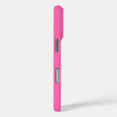Chic Hot Pink Custom Name Script Case-Mate iPhone Case (Achterkant / Rechts)