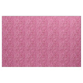 Chic hot pink tooled leather floral stof (Fat Quarter)