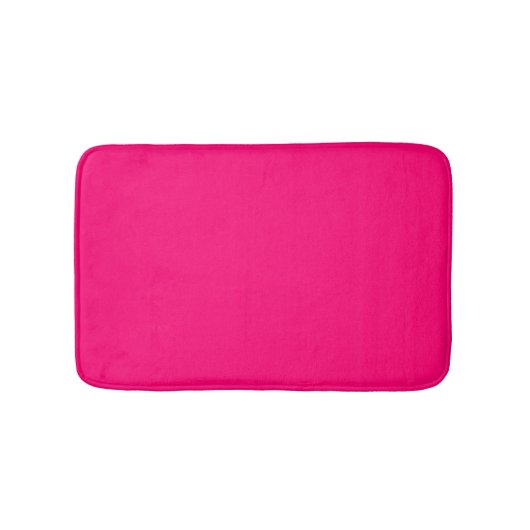 Chic hot-roze fuchsia Soft leegant modern Badmat (Voorkant)