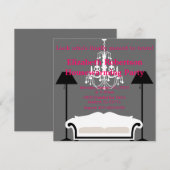 Chic Housewarming-uitnodiging Kaart (Voorkant / Achterkant)