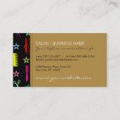 Chic Hues Hair Salon of Stylist (Aangepast) Visitekaartje (Achterkant)