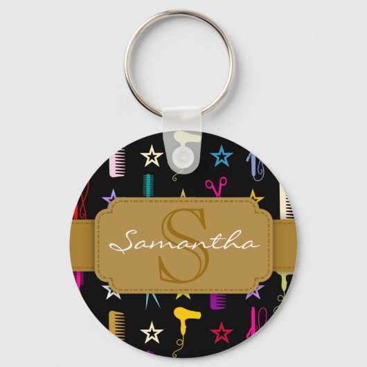 Chic Hues Multicolor Custom Sleutelhanger (Voorkant)