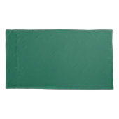 Chic Hunter Green Pillow Hoesje in King Size Kussensloop (Achterkant-Links)