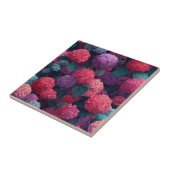 Chic Hydrangeas Keramische Tegels voor Home Decor Tegeltje (Zijkant)