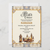 Chic Iftar etentje Ramadan kareem 2025 Kaart (Voorkant)
