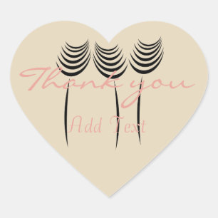 Chic Ink Art Dank u Sticker