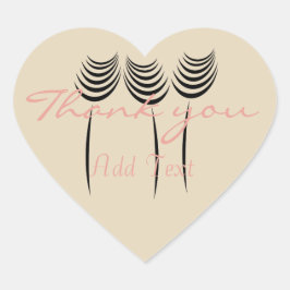 Chic Ink Art Dank u Sticker