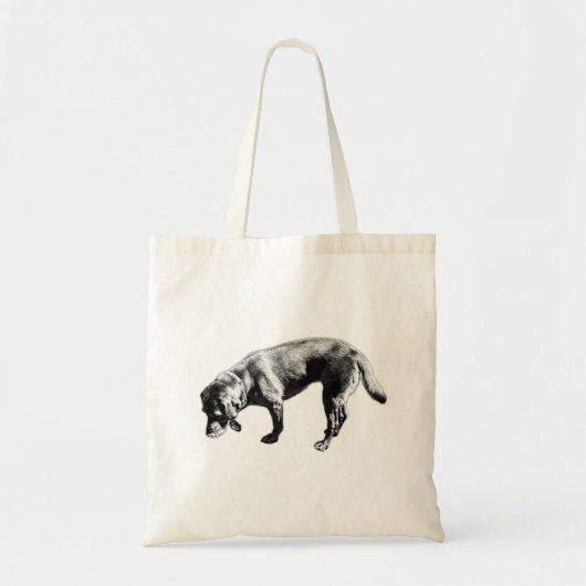 Chic Ink Labrador Retriever Snuffelen Tas (Voorkant)