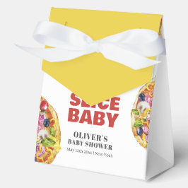 Chic Italiaans Slice Pizza Baby shower Bedankdoosjes