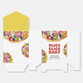 Chic Italiaans Slice Pizza Baby shower Bedankdoosjes (Ongevouwen)