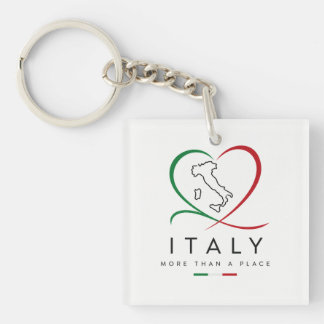 Chic Italië Acrylsleutelhanger Sleutelhanger