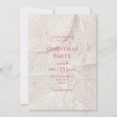 Chic Ivoor + Dry Leaf Kerstfeest Feestdagenkaart (Voorkant)