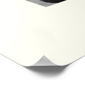 Chic  ivoor foto bruiloft welkomstbord poster (Hoek)