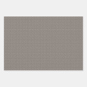 Chic Ivory Silver Gold Baubles Ornament Patroon Inpakpapier Vel (Voorkant 2)