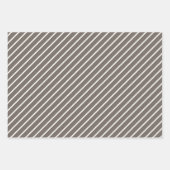 Chic Ivory Silver Gold Baubles Ornament Patroon Inpakpapier Vel (Voorkant 2)