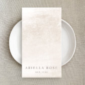 Chic  Ivory White Marble Visitekaartje