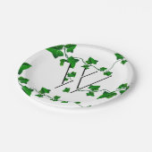 Chic Ivy Uw Initiaal Papieren Bordje (Gekanteld)