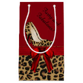 Chic Jaguar Stilettos Custom Gift Bag Klein Cadeauzakje (Voorkant)