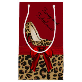 Chic Jaguar Stilettos Custom Gift Bag Klein Cadeauzakje