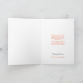 Chic Joyful Stripes Kerstvakantie Fotokaart Feestdagen Kaart (Binnen)