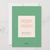 Chic Joyful Stripes Kerstvakantie Fotokaart Feestdagenkaart (Achterkant)