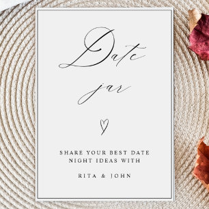 Chic Kalligrafie Datum Jar Ideeën Trouwbord Poster