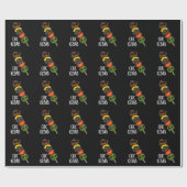 Chic Kebab Grappige Shish Kebab Grappen Donkere Ac Cadeaupapier (Vlak)