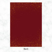 Chic kerstboom vakantie partij kaart