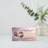 Chic-kerstcadeaubon Sjabloon Kortingskaartje (Staand voorkant)