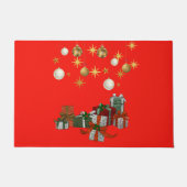 Chic Kerstmis Deurmat (Voorkant)