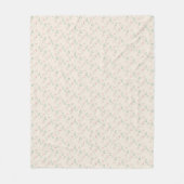 Chic Kerstmis Fleece Deken (Voorkant)