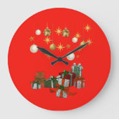 Chic Kerstmis Grote Klok (Voorkant)