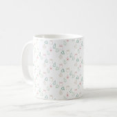 Chic Kerstmis Koffiemok (Voorkant links)