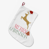 Chic Kerstmis Scandinavisch patroon Grote Kerstsok (Voorkant (Hangend))