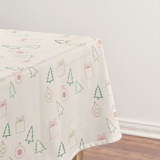 Chic Kerstmis Tafelkleed (Voorbeeld)