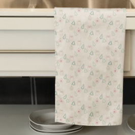 Chic Kerstmis Theedoek
