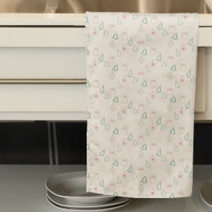 Chic Kerstmis Theedoek