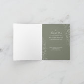 Chic Kerstmis Wreath Business Dank je dat je bent  Feestdagen Kaart (Binnen)