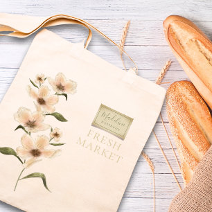 Chic Keuken Recept Verse Markt Bloemen Tote Bag