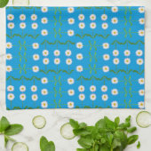 Chic Kitchen Towel: dagen op Blauwgroen Theedoek (Gevouwen)